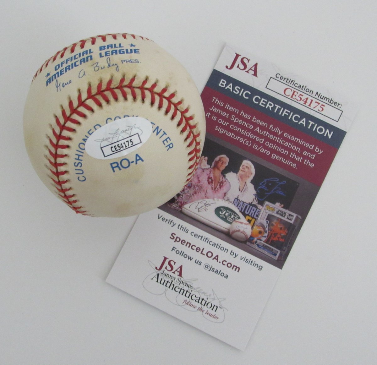 Ralph Branca Signed/Autographed OAL Baseball Brooklyn Dodgers JSA 196529