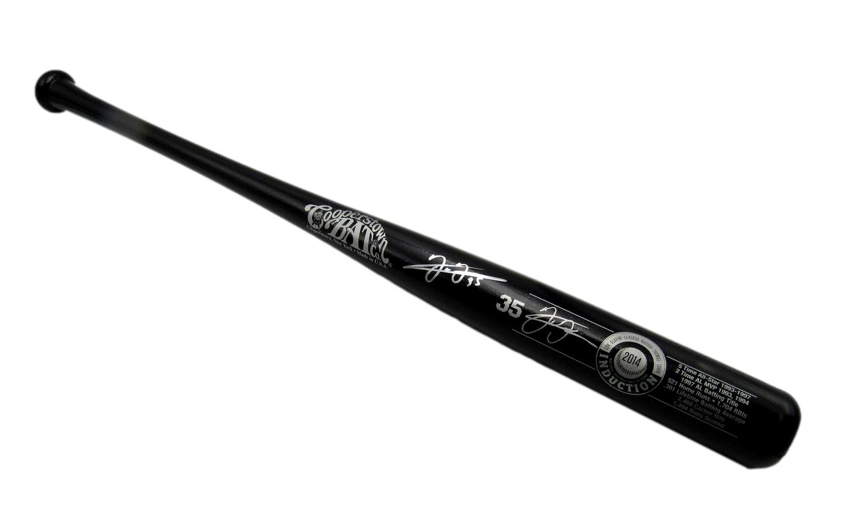 Frank White Signed/Auto CBC Baseball Bat 2014 Induction White Sox JSA 196253