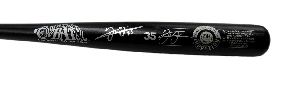 Frank White Signed/Auto CBC Baseball Bat 2014 Induction White Sox JSA 196253