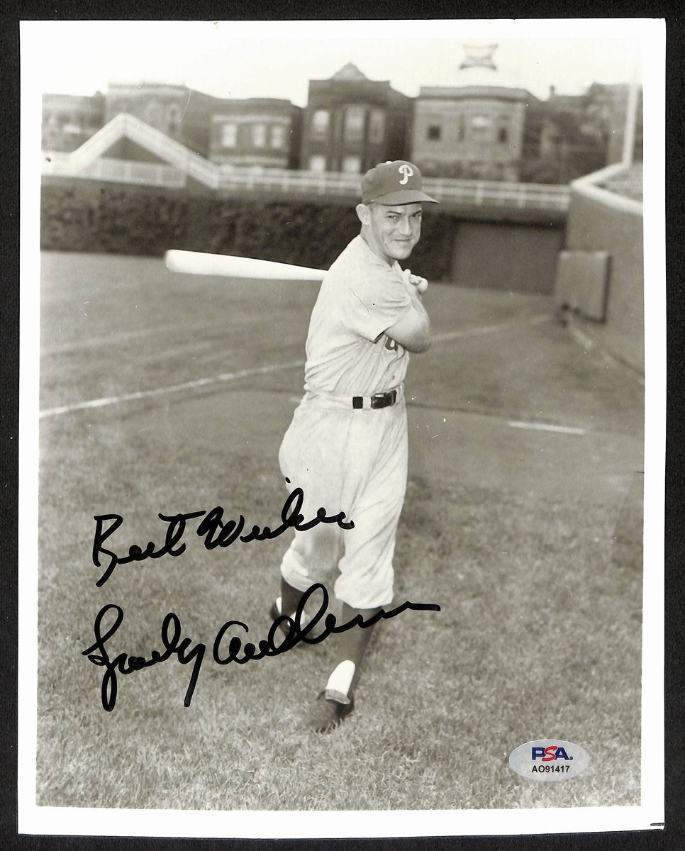 Sparky Anderson HOF Signed/Inscr 8x10 Photo Philadelphia Phillies PSA/DNA 195457