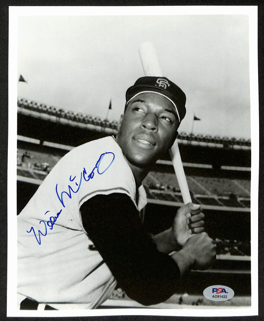 Willie McCovey HOF Signed/Autographed 8x10 Photo SF Giants PSA/DNA 195461