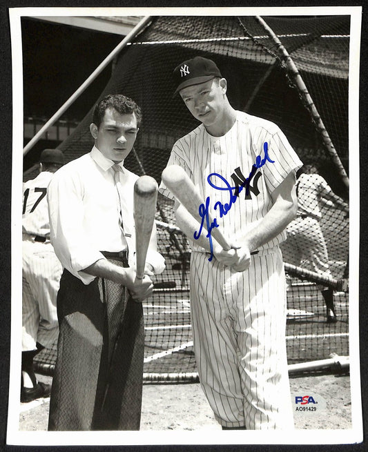 Gil McDougald Signed/Autographed 8x10 Photo New York Yankees PSA/DNA 195467