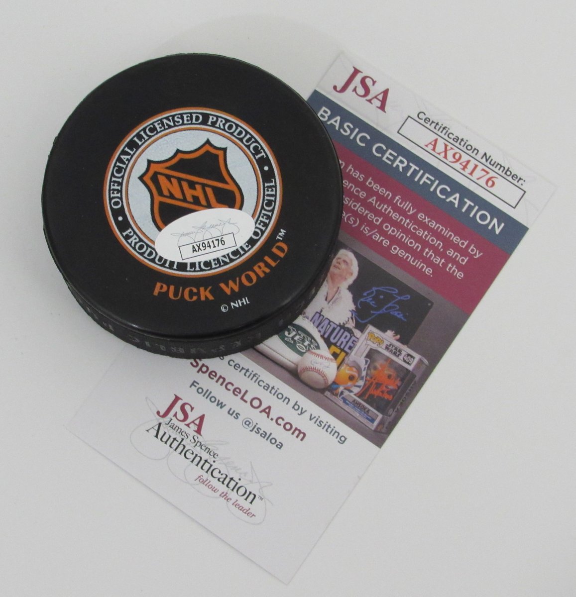 Steve Yzerman HOF Signed/Auto 2000 NHL All-Star Hockey Puck Red Wings JSA 196611