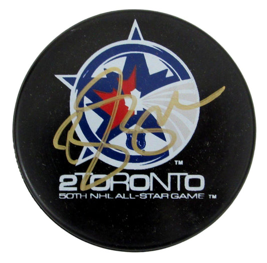 Brendan Shanahan HOF Signed/Autographed Detroit Red Wings Hockey Puck JSA 196604