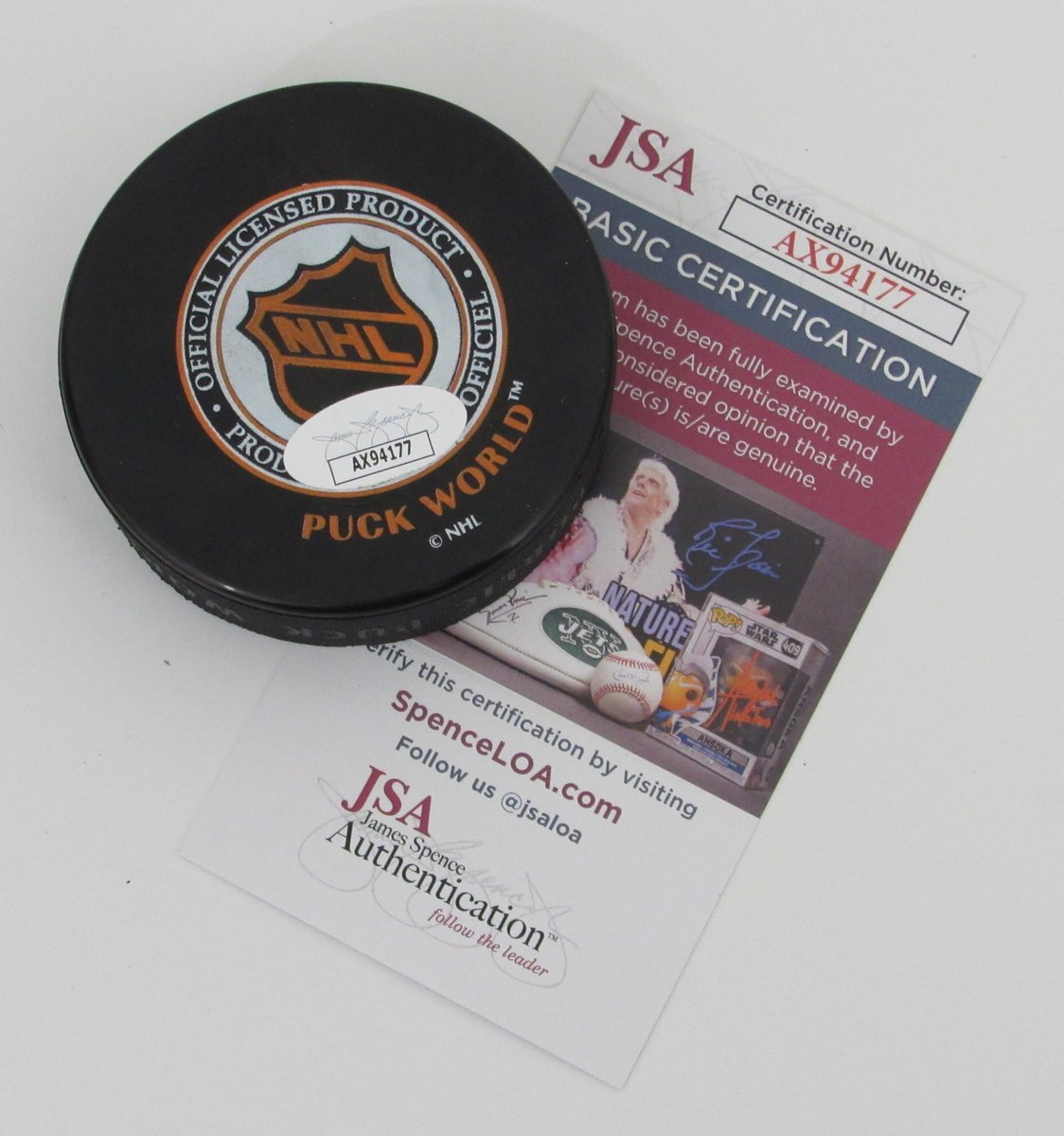 Mats Sundin HOF Signed/Auto 2000 NHL All-Star Hockey Puck Maple Leafs JSA 196605