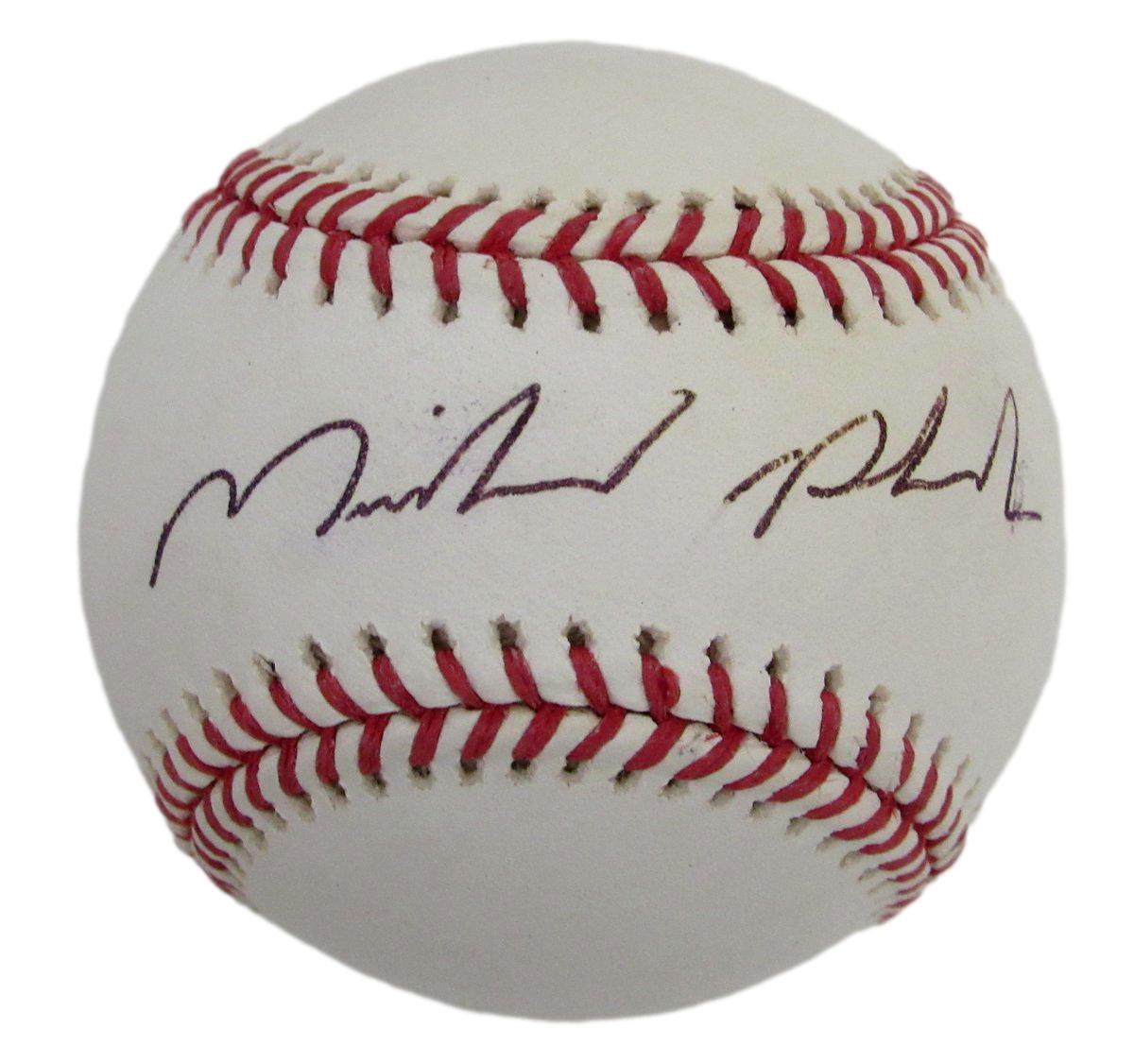 Michael Phelps Signed/Autographed OML Baseball Olympic Swimmer PSA/DNA 196578