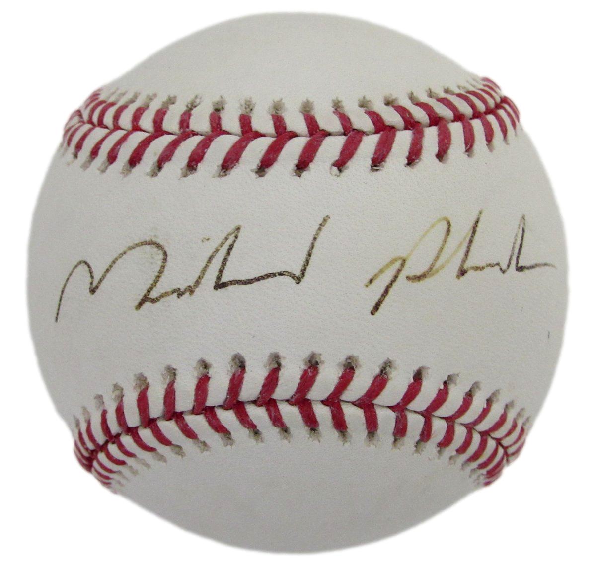 Michael Phelps Signed/Autographed OML Baseball Olympic Swimmer PSA/DNA 196579