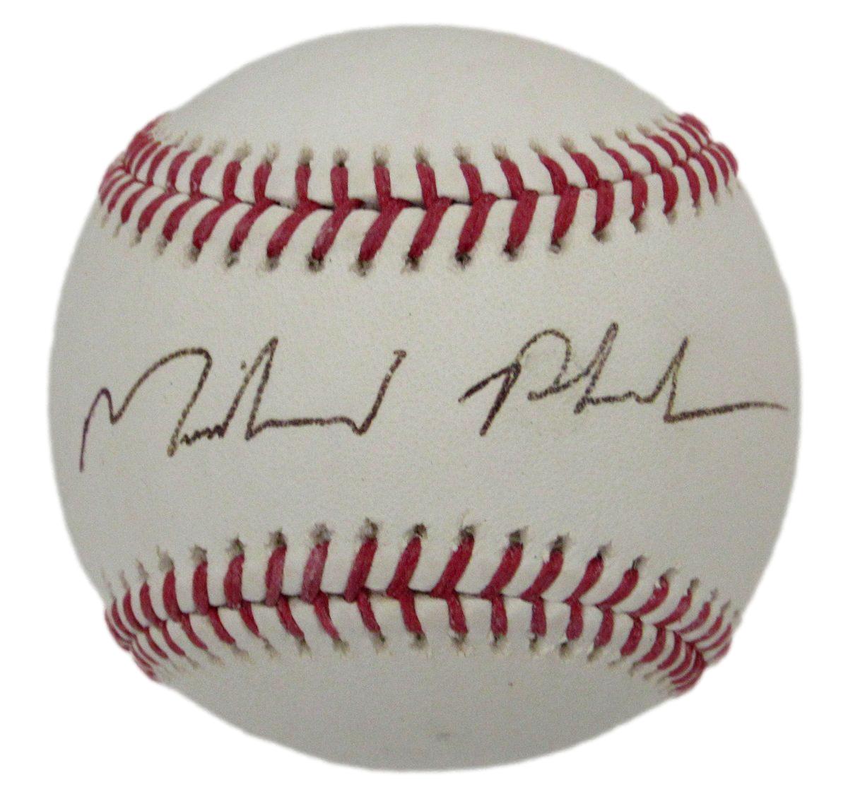 Michael Phelps Signed/Autographed OML Baseball Olympic Swimmer PSA/DNA 196580