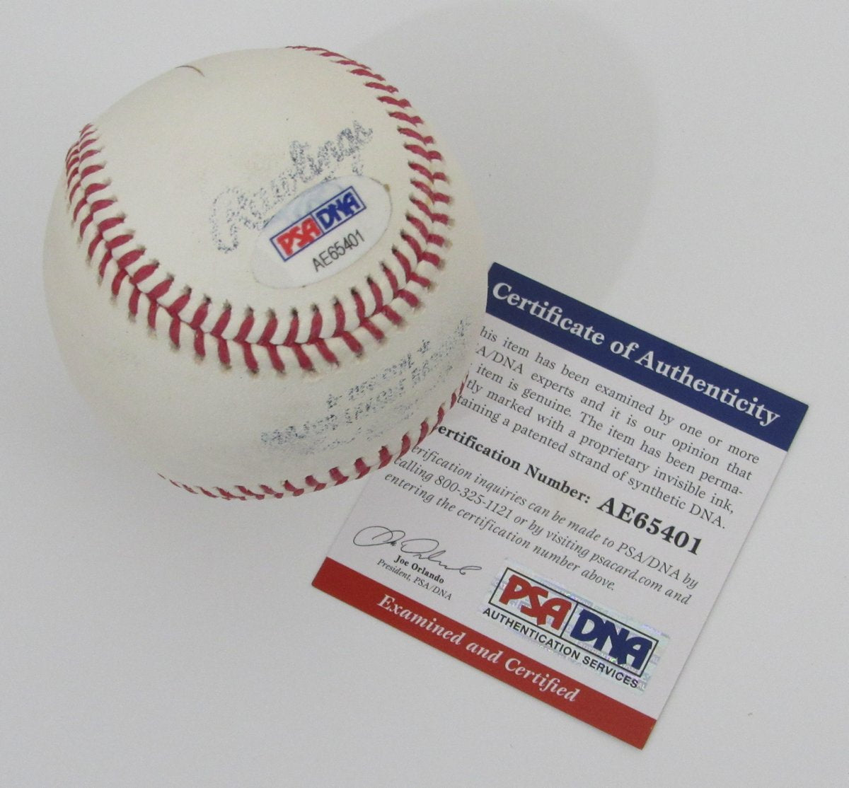 Michael Phelps Signed/Autographed OML Baseball Olympic Swimmer PSA/DNA 196580