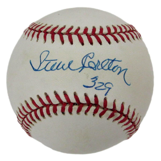 Steve Carlton HOF Signed/Inscr ONL Baseball Philadelphia Phillies Beckett 196585