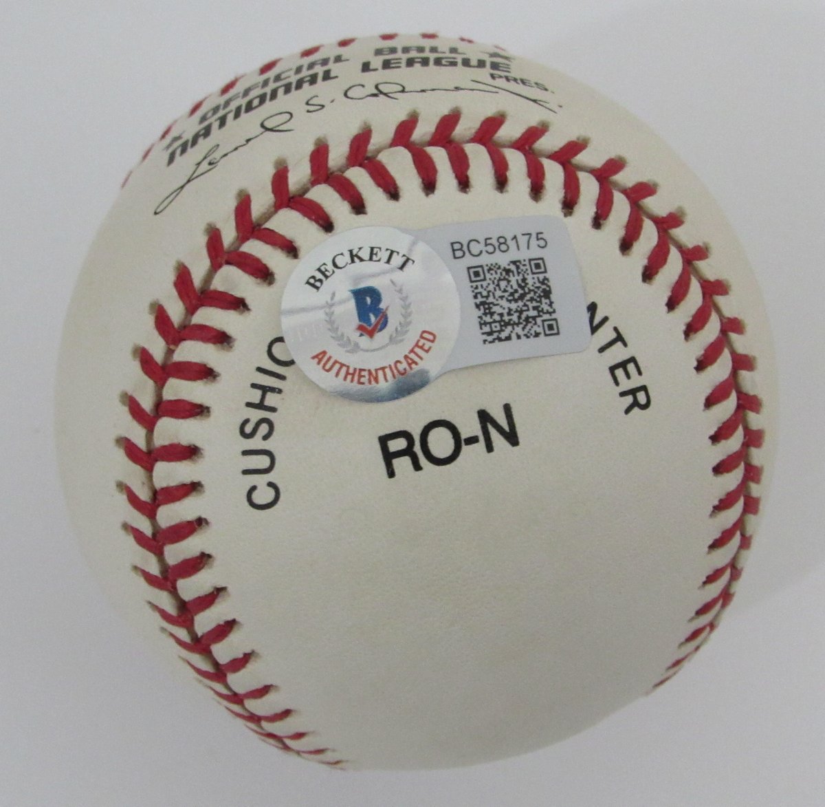 Steve Carlton HOF Signed/Inscr ONL Baseball Philadelphia Phillies Beckett 196585