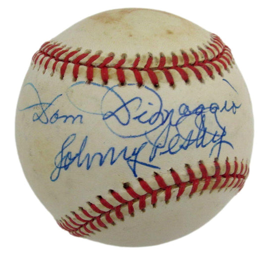 Dom DiMaggio/Johnny Pesky Signed/Auto OAL Baseball Boston Red Sox JSA 196597