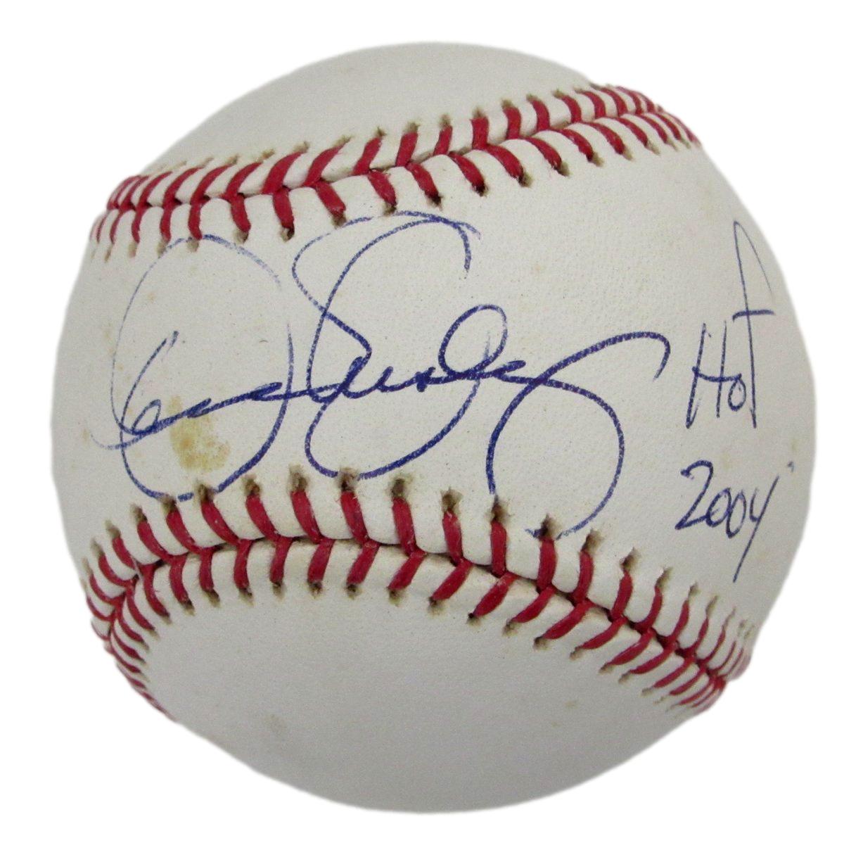 Dennis Eckersley HOF Signed/Inscribed OML Baseball A's/Red Sox JSA 196599