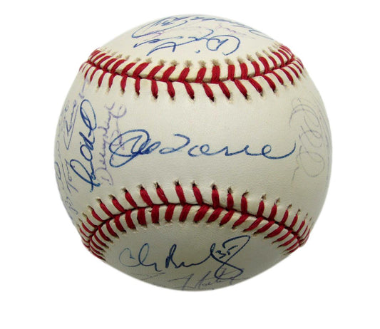 1999 New York Yankees Team-Signed by (30) OML Baseball PSA/DNA 196419