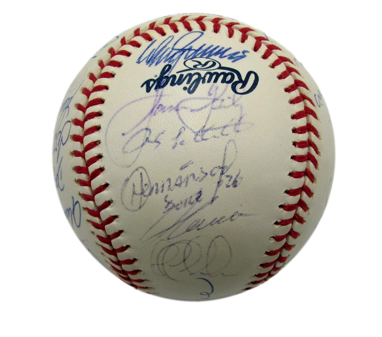 1999 New York Yankees Team-Signed by (30) OML Baseball PSA/DNA 196419