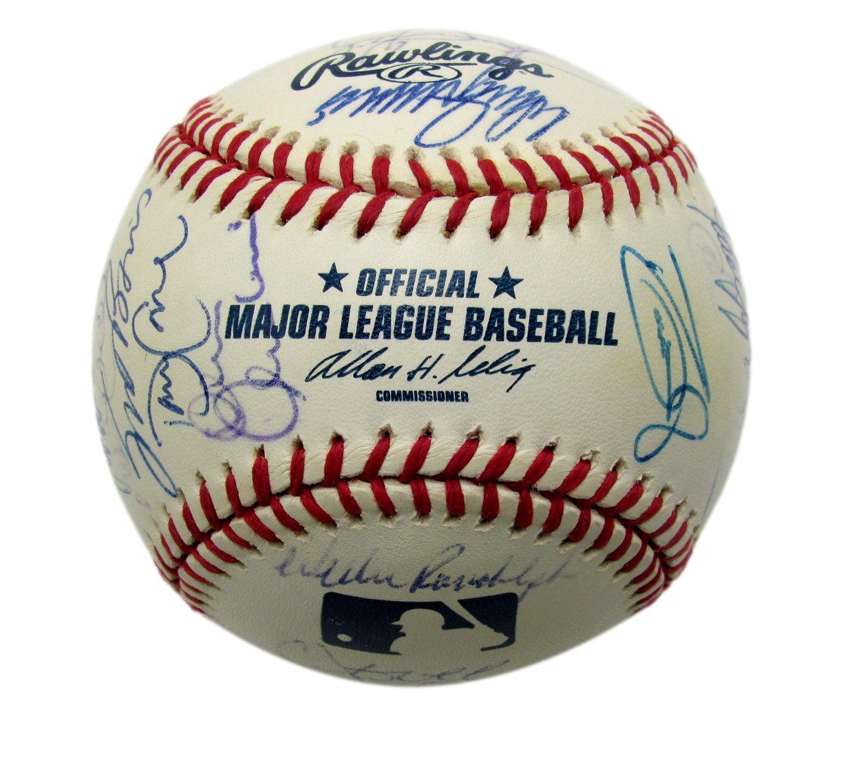 1999 New York Yankees Team-Signed by (30) OML Baseball PSA/DNA 196419