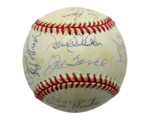 2000 New York Yankees Team-Signed by (22) 1998 WS Baseball PSA/DNA 196420
