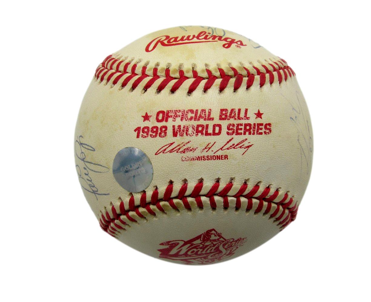 2000 New York Yankees Team-Signed by (22) 1998 WS Baseball PSA/DNA 196420