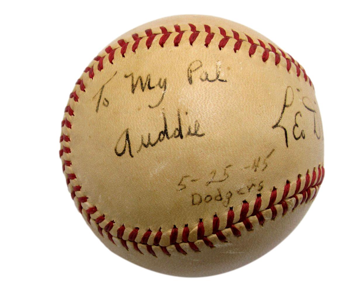 Leo Durocher HOF Signed/Inscribed ONL Baseball Brooklyn Dodgers PSA/DNA 196421