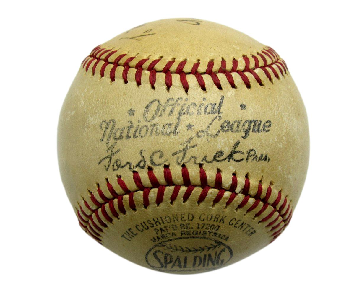 Leo Durocher HOF Signed/Inscribed ONL Baseball Brooklyn Dodgers PSA/DNA 196421