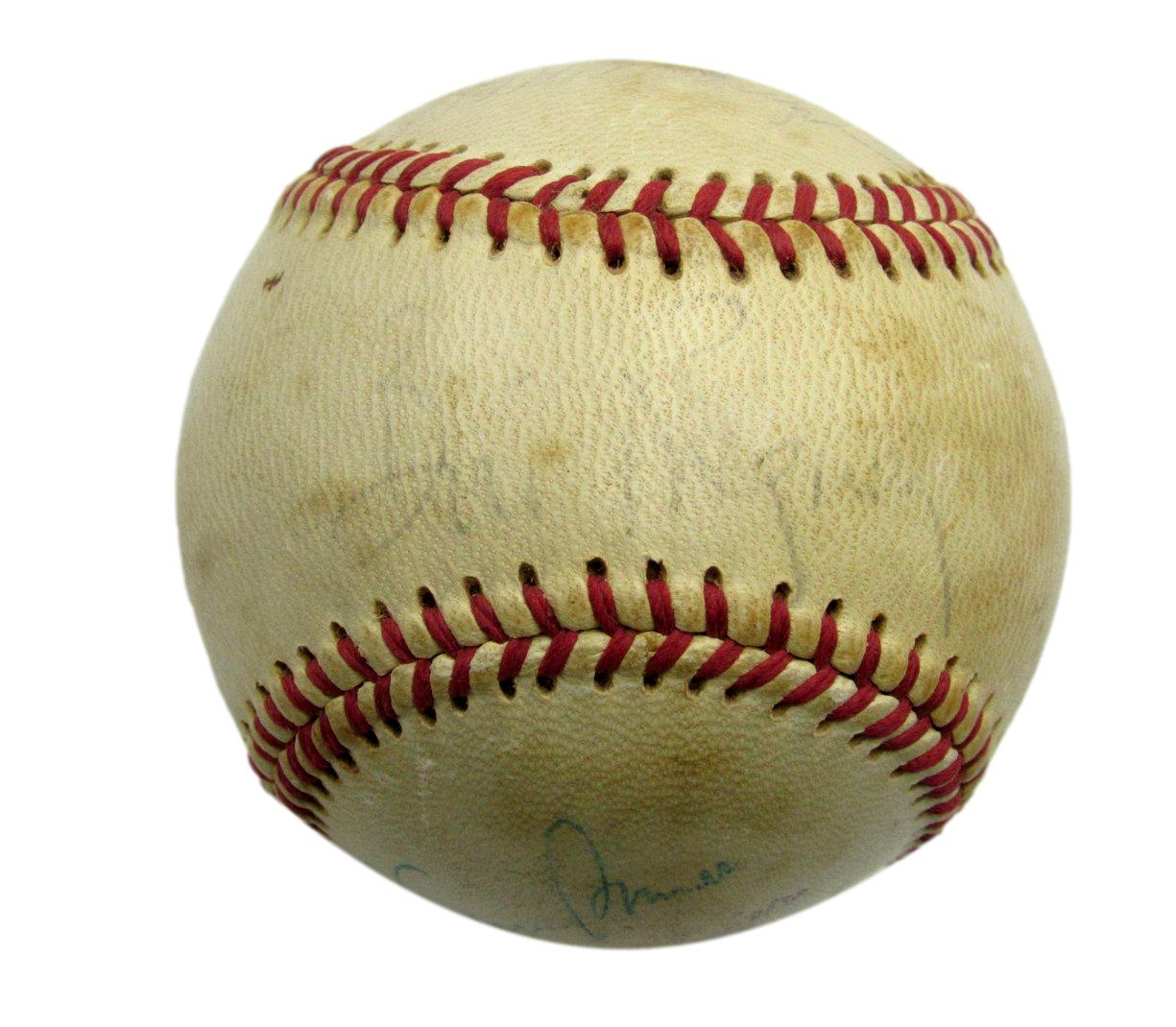 Baseball Greats Multi-Signed by (6) Arizona Mexico League Baseball PSA/DNA 19642