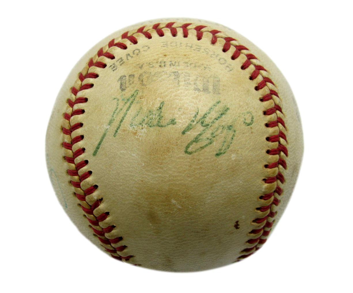 Baseball Greats Multi-Signed by (6) Arizona Mexico League Baseball PSA/DNA 19642