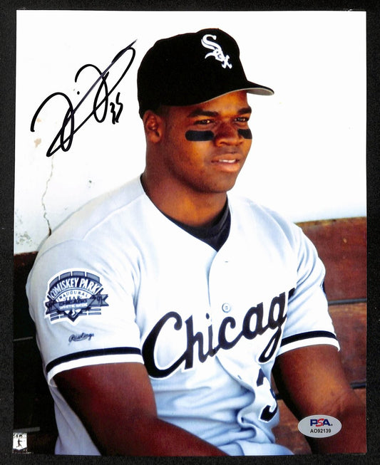 Frank White HOF Signed/Autographed 8x10 Photo Chicago White Sox PSA/DNA 196027