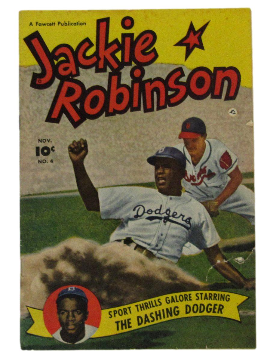 Jackie Robinson 1950 Fawcett Comic Book No. 4 195682