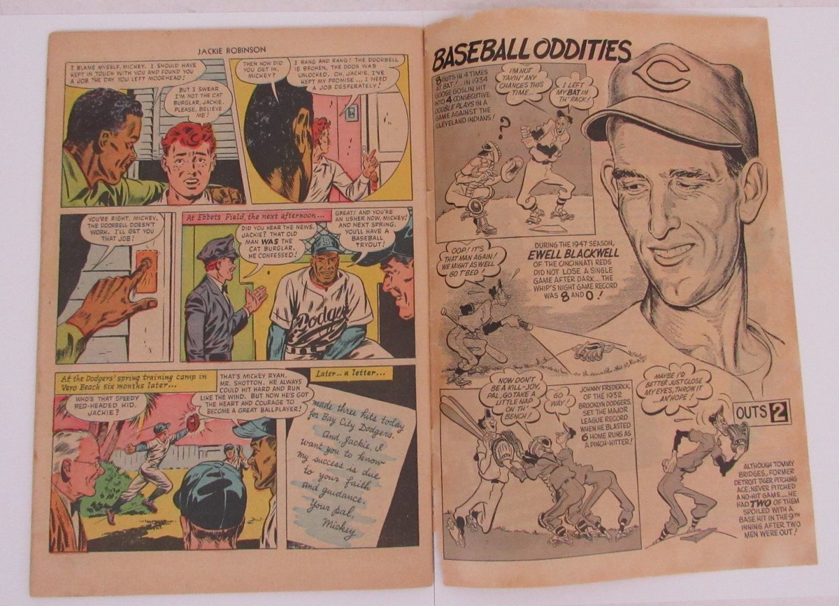 Jackie Robinson 1950 Fawcett Comic Book No. 4 195682