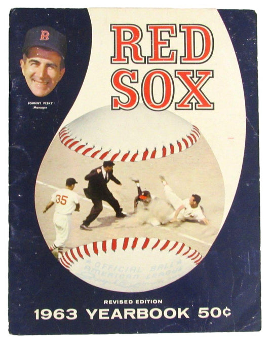 Boston Red Sox 1963 Yearbook 195687