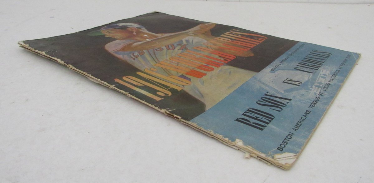 1946 World Series Program Boston Red Sox vs. St. Louis Cardinals 195691