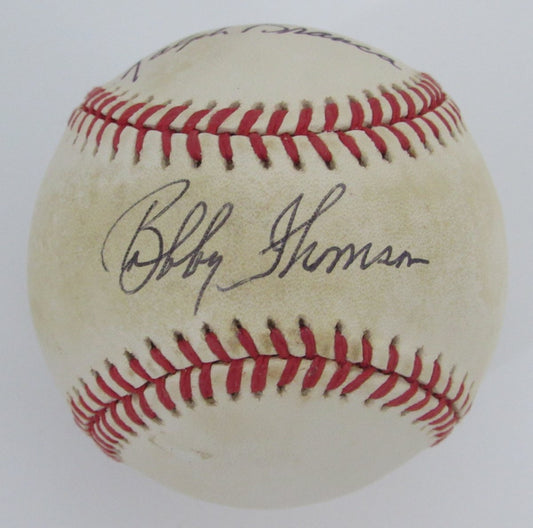 Bobby Thomson Signed/Autographed ONL Baseball New York Giants PSA/DNA 195757