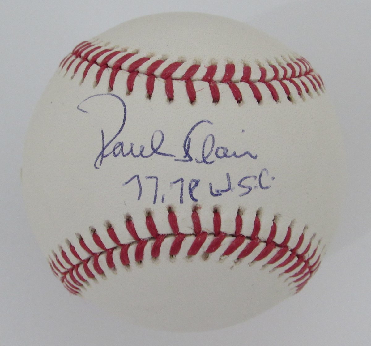 Paul Blair Signed/Inscribed OML Baseball New York Yankees PSA/DNA 195775