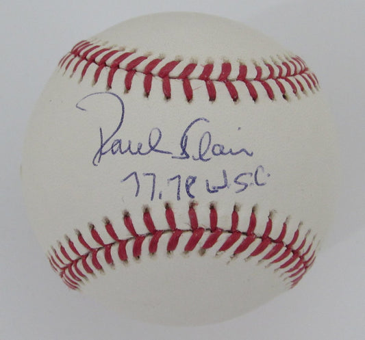Paul Blair Signed/Inscribed OML Baseball New York Yankees PSA/DNA 195775