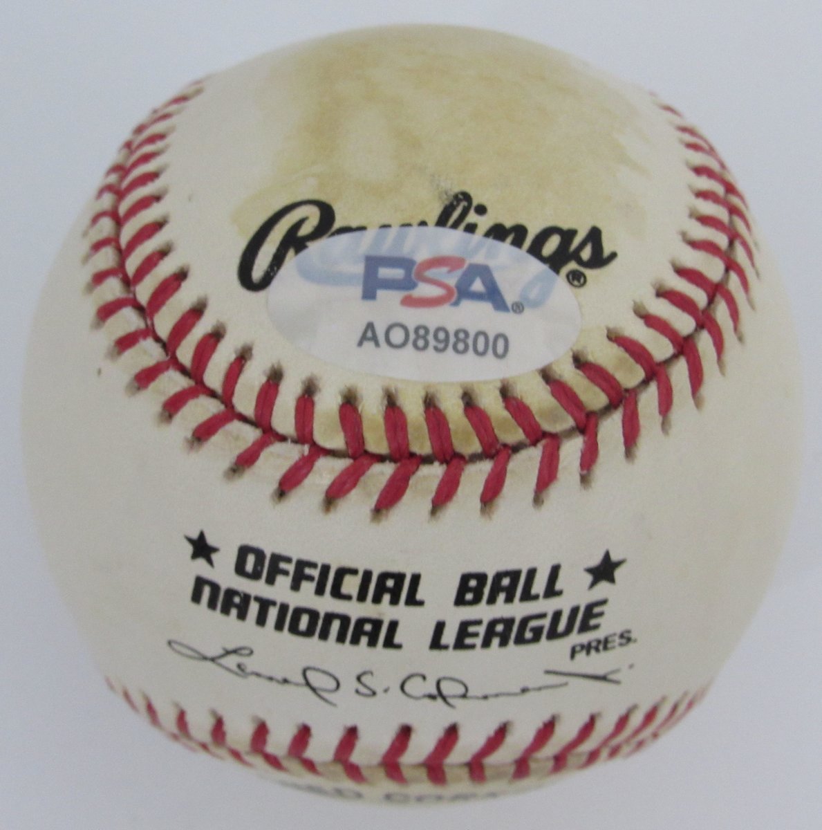 Pete Rose Signed/Autographed ONL Baseball Cincinnati Reds PSA/DNA 195783