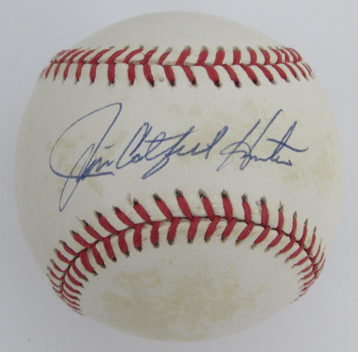 Jim Catfish Hunter Signed/Autographed OAL Baseball Oakland A's PSA/DNA 195789