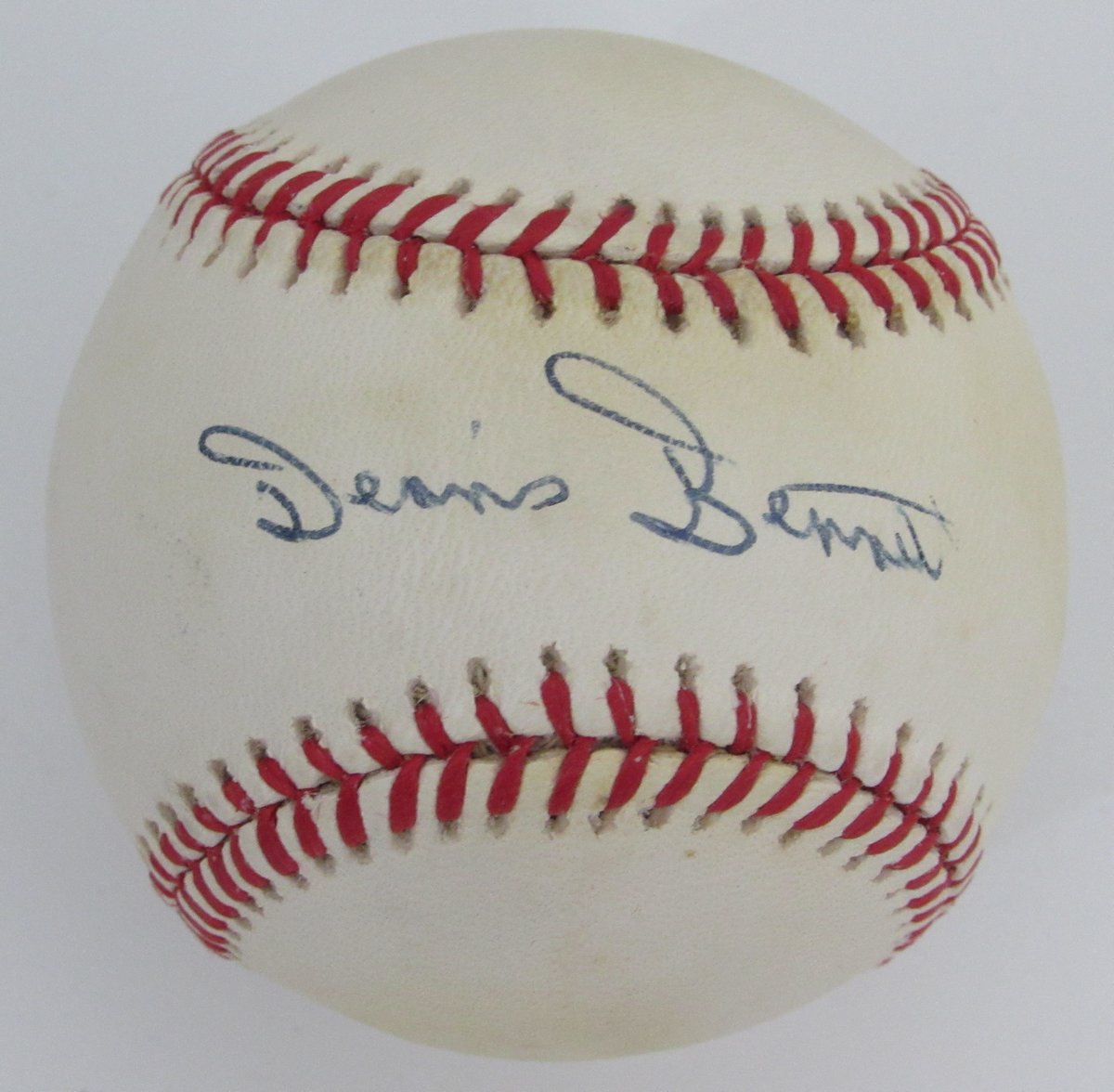 Dennis Bennett Signed/Auto ONL Baseball Philadelphia Phillies PSA/DNA 195803
