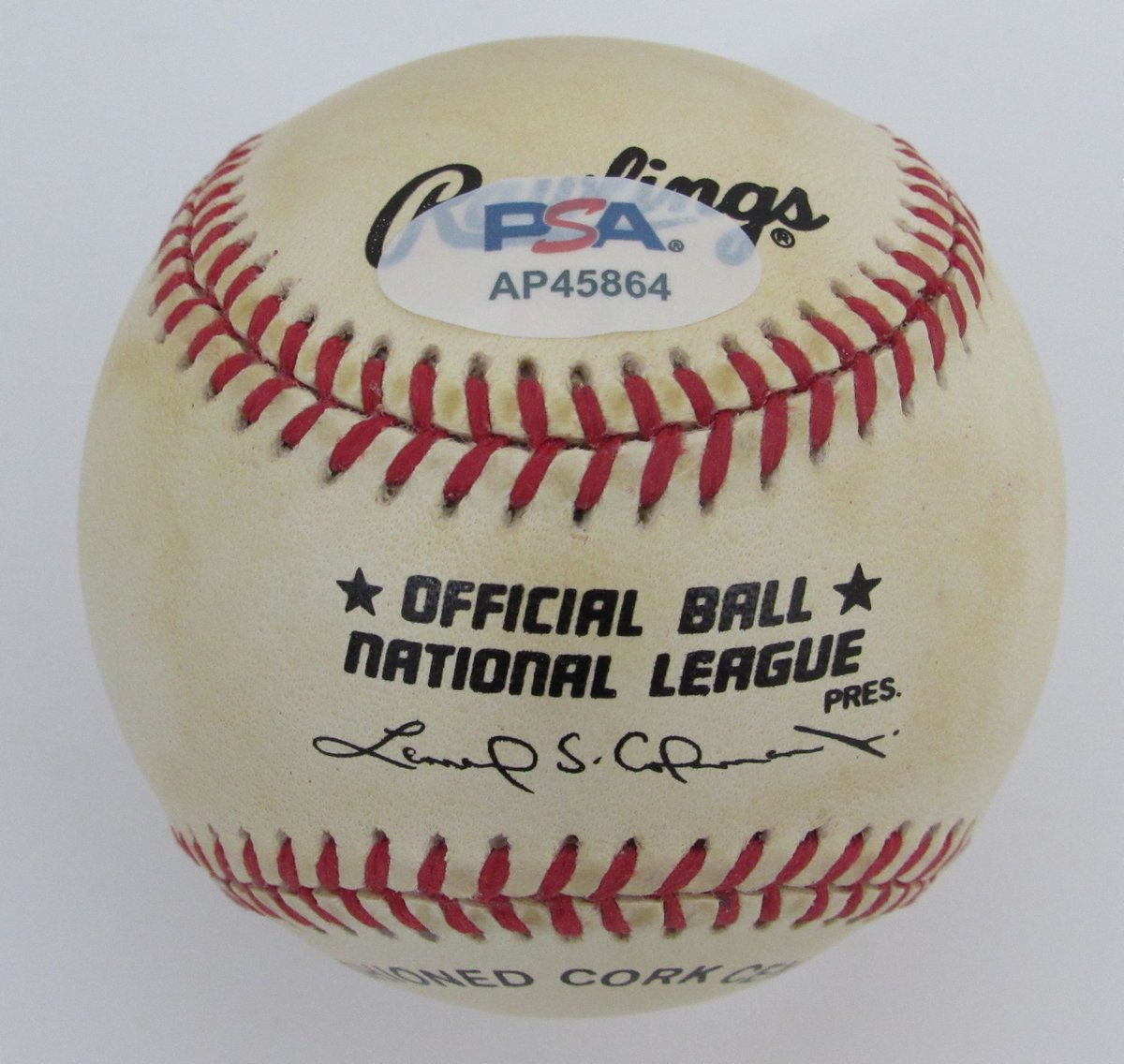 Cal McLish Signed/Auto ONL Baseball Philadelphia Phillies PSA/DNA 195804