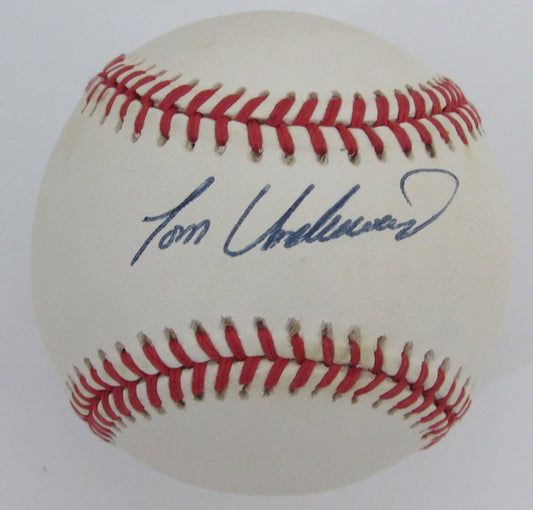 Tom Underwood Signed/Auto ONL Baseball Philadelphia Phillies PSA/DNA 195811