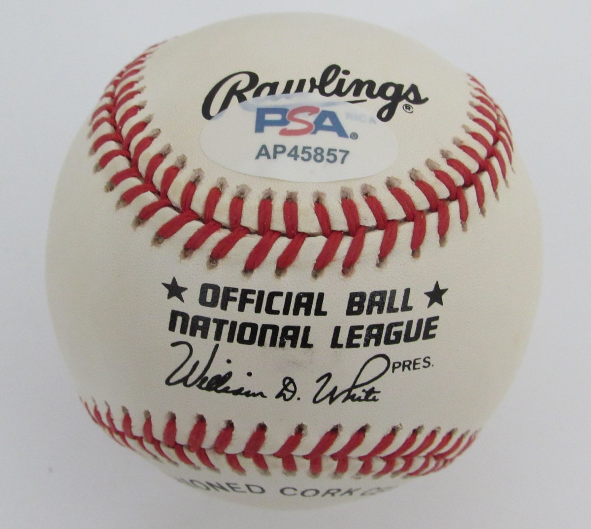 Tom Underwood Signed/Auto ONL Baseball Philadelphia Phillies PSA/DNA 195811