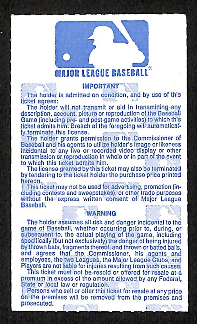 1988 NLCS Game 3 Los Angeles Dodgers vs. New York Mets Ticket Stub 194160