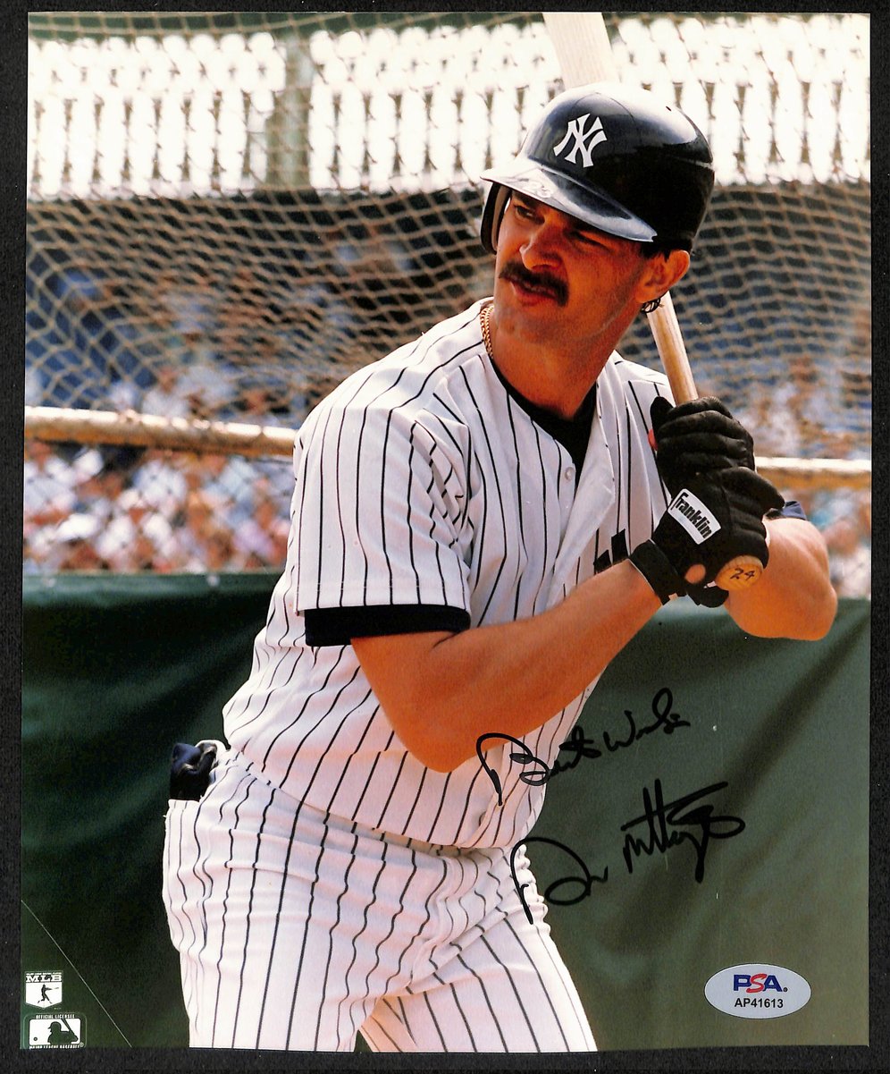 Don Mattingly Signed/Autographed 8x10 Photo New York Yankees PSA/DNA 196677