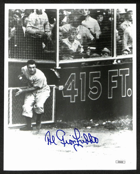 Al Gionfriddo Signed/Autographed 8x10 B/W Photo Brooklyn Dodgers JSA 196159