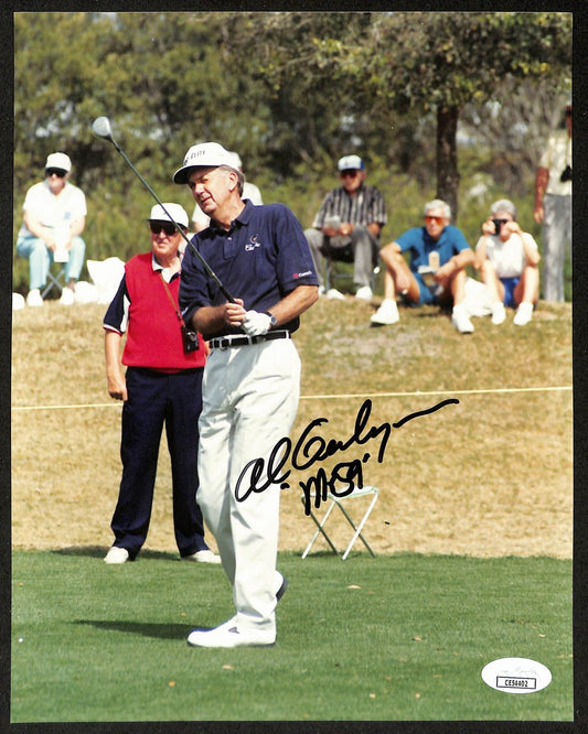 Al Geiberger Signed/Inscribed 8x10 Photo PGA Champ  JSA 196228