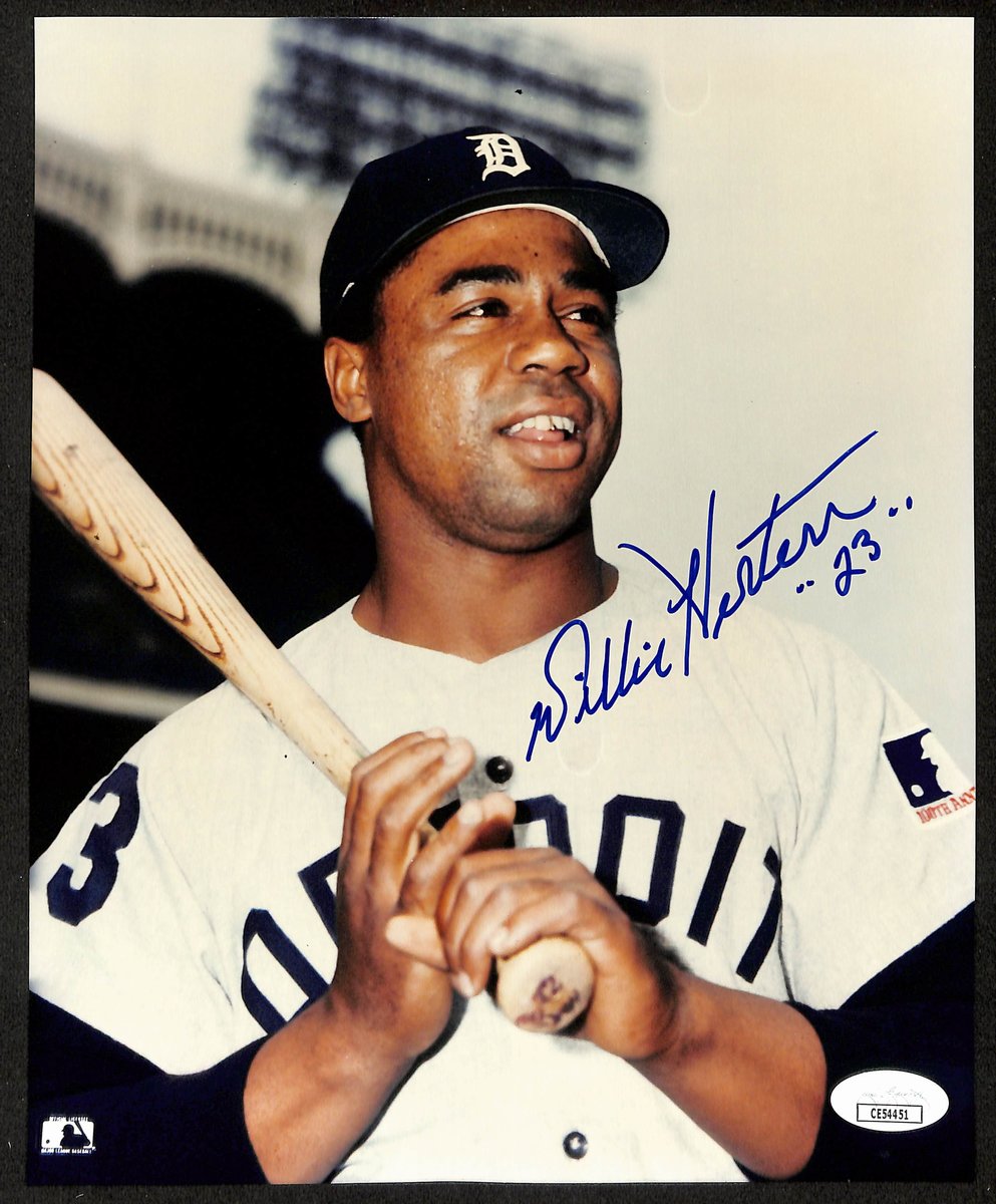 Willie Horton Signed/Autographed 8x10 Photo Detroit Tigers JSA 196650