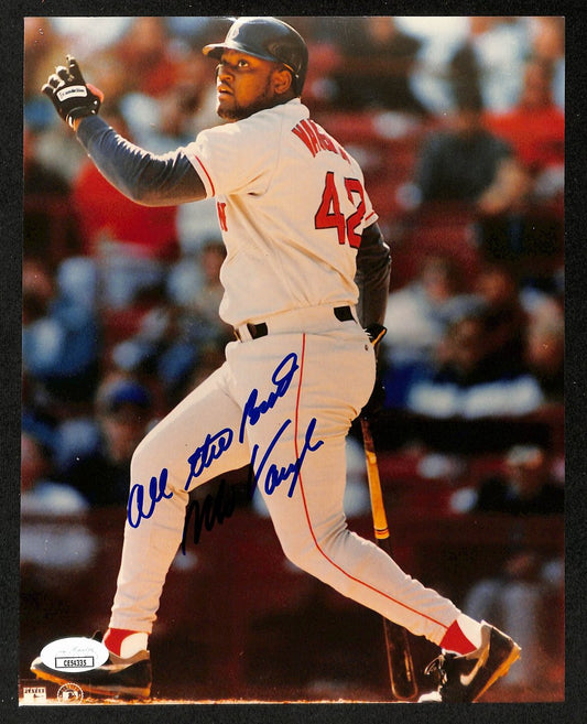 Mo Vaughn Signed/Inscribed 8x10 Photo Boston Red Sox JSA 196161