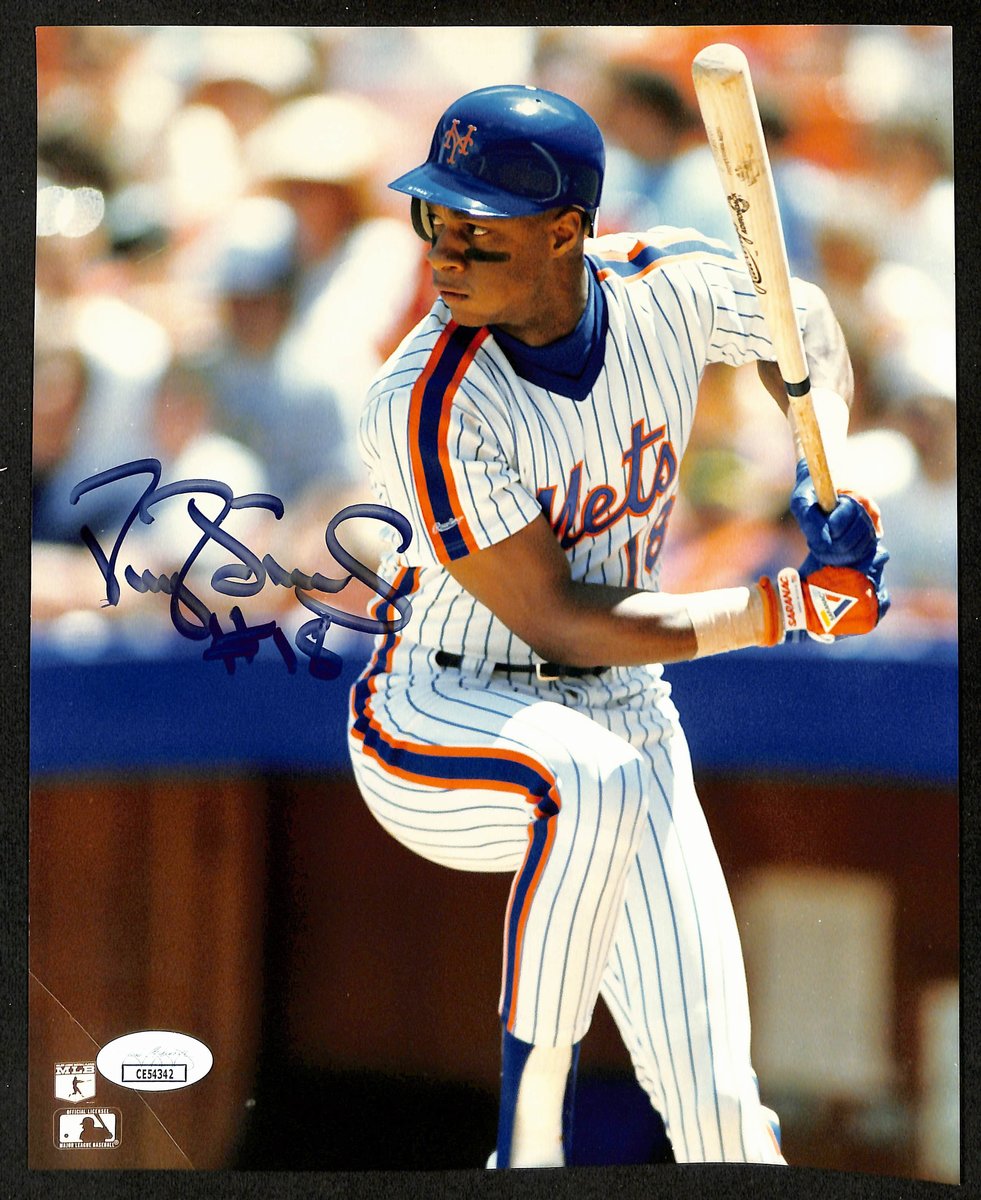 Darryl Strawberry Signed/Autographed 8x10 Photo New York Mets JSA 196168