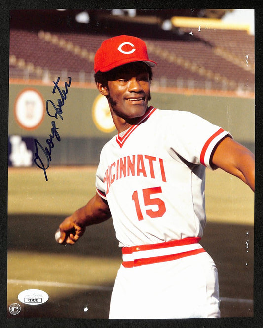 George Foster Signed/Autographed 8x10 Photo Cincinnati Reds JSA 196171