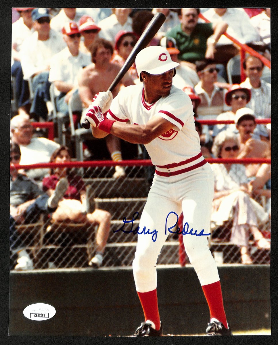Gary Redus Signed/Autographed 8x10 Photo Cincinnati Reds JSA 196178