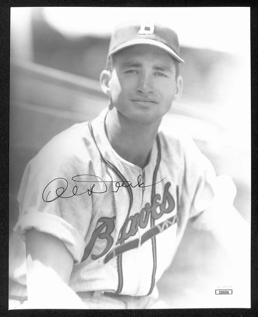 Al Dark Signed/Autographed 8x10 B/W Photo Boston Braves JSA 196180